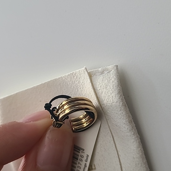 Rosefield Gold Hoops - Picture 2 of 3